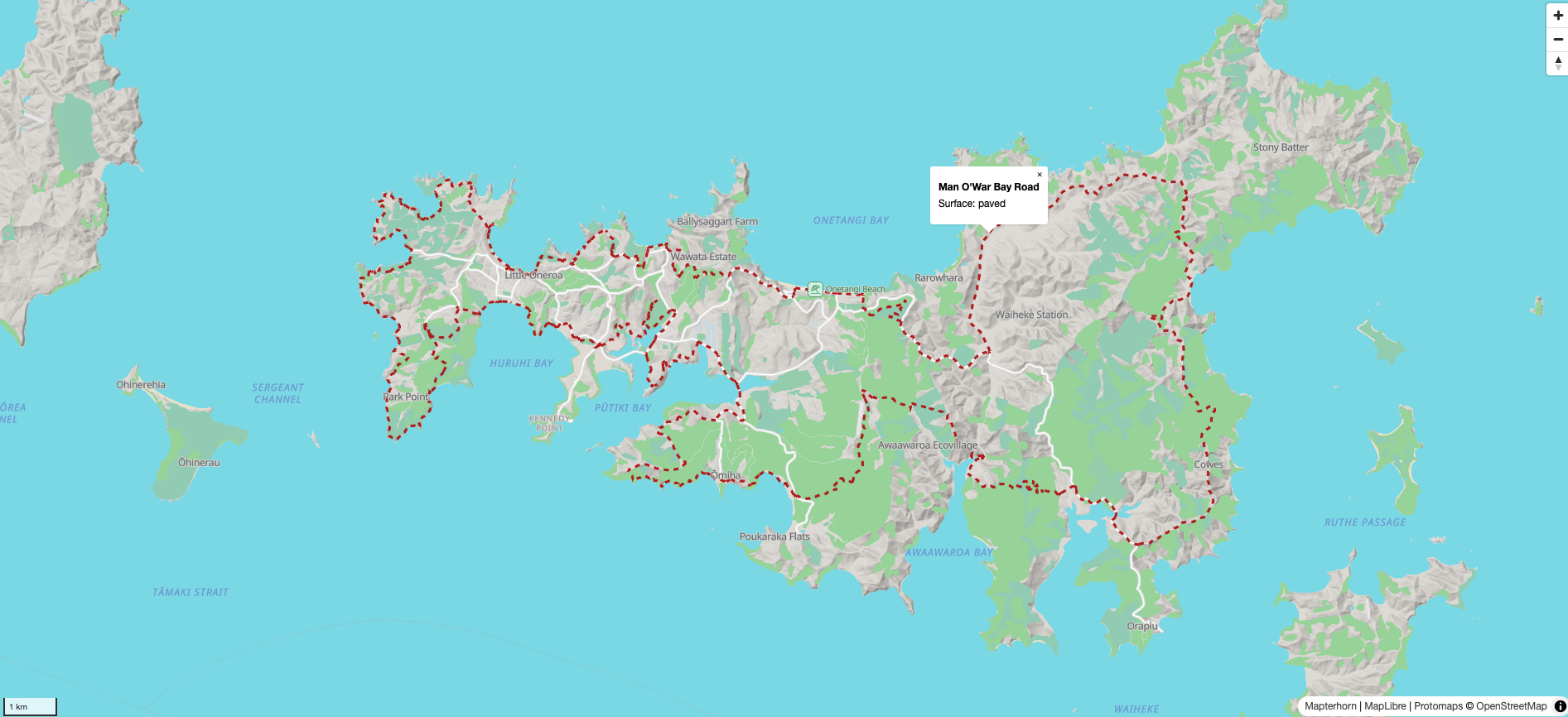 Map preview showing expected result at this stage